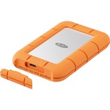 LaCie Rugged Mini 1 TB externe SSD Oranje/zilver, USB-C 3.2 Gen 2x2 (20 Gbit/s)