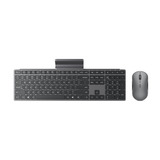 Lenovo 700 Modern Multi-Device Wireless Combo desktopset Grijs, US lay-out (QWERTY), 100%, 4000 DPI, 2.4 GHz, BT 5.3, USB-A