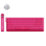 MCHOSE Ace 68 HE Magnetic IceRhino Re US RGB mechanisch gaming toetsenbord Roze, US lay-out (QWERTY), Ice Rhino Magnetic, 65%, RGB, Hot swap, USB-C, Hall Effect Sensor