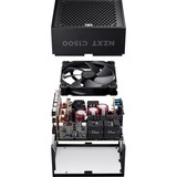 NZXT C1500 Platinum modulaire 1500 watt voeding  Zwart, 2x 12V-2x6, 6x PCIe