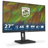 Philips 27B1N3800 27" 4K UHD monitor Zwart, HDMI, DisplayPort, Audio, USB