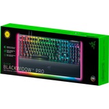 Razer BlackWidow V4 Pro RGB mechanisch gaming toetsenbord Zwart, US lay-out (QWERTY), Razer Yellow, 100%