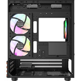 Thermaltake View 170 WS ARGB mini tower behuizing Zwart/houtkleur | 2x USB-A | RGB | Window