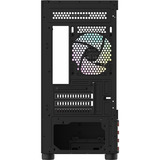 Thermaltake View 170 WS ARGB mini tower behuizing Zwart/houtkleur | 2x USB-A | RGB | Window