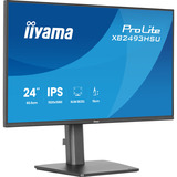 iiyama ProLite XB2493HSU-B1 23.8" monitor Zwart (mat), 120 Hz, HDMI, DisplayPort, USB, Audio