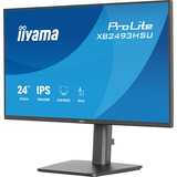 iiyama ProLite XB2493HSU-B1 23.8" monitor Zwart (mat), 120 Hz, HDMI, DisplayPort, USB, Audio