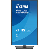 iiyama ProLite XB2493HSU-B1 23.8" monitor Zwart (mat), 120 Hz, HDMI, DisplayPort, USB, Audio