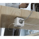 Allocacoc PowerCube | Extended USB | stekkerdoos stekkerdoos Wit/groen