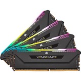 Corsair 64 GB DDR4-3200 (4x 16 GB) Quad-Kit werkgeheugen CMH64GX4M4E3200C16, Vengeance RGB PRO SL, XMP