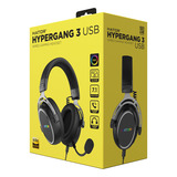 Hator Hypergang 3 USB over-ear gaming headset Zwart, RGB, 7.1 Virtual Surround, USB / Bluetooth