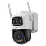 Imou AOV Dual lens 5MP+5MP buitencamera Wit, 3K, 4G LTE, WiFi 6, Solar panel