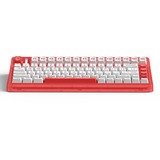 Iqunix OG80 Joy Vendor Wireless Mechanical Keyboard Rood, US lay-out (QWERTY), Cherry MX Silent Red, 80% (TKL)	, RGB leds, Hot-swappable, PBT, 2.4GHz | Bluetooth 5.1 | USB-C