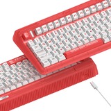 Iqunix OG80 Joy Vendor Wireless Mechanical Keyboard Rood, US lay-out (QWERTY), Cherry MX Silent Red, 80% (TKL)	, RGB leds, Hot-swappable, PBT, 2.4GHz | Bluetooth 5.1 | USB-C