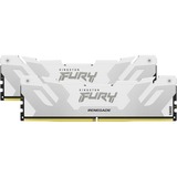 Kingston FURY 32 GB DDR5-7200 Kit werkgeheugen Wit, KF572C38RWK2-32, Renegade, XMP