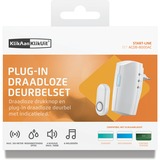 KlikAanKlikUit ACDB-8000AC Plug-in draadloze deurbelset Wit