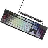 LORGAR Azar 514 RGB mechanisch gaming toetsenbord Wit, US lay-out (QWERTY), LOGAR Dream, 100%, RGB