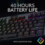 Logitech G915 TKL LIGHTSPEED Wireless RGB Mechanical Gaming Keyboard Zwart, US lay-out, GL Linear, LIGHTSYNC RGB