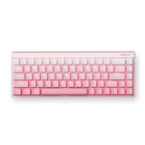 MCHOSE Ace 68 Air Hall Effect Magnetic Switch Gaming Keyboard Wit/roze, US lay-out, Kailh Magnetic God, 65%, RGB, Hot swap, PBT Keycaps, USB-C, Hall Effect Sensor