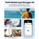 TerraMaster F4-424 nas Zwart, 1x RJ-45 2.5GbE, HDMI