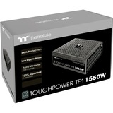 Thermaltake Toughpower TF1 modulaire 1550 watt voeding  Zwart, 12x PCIe, 12x PCIe, Kabelmanagement
