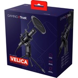 Trust GXT 241 Velica USB Streaming Microphone microfoon Zwart