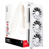 XFX Radeon RX 9070 XT Quicksilver grafische kaart Wit, RDNA4, GDDR6, 3x DisplayPort, 1x HDMI 2.1