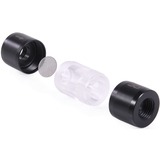 Alphacool Eiszapfen Acryl/Acetal Inline filter G1/4 inner thread Zwart/transparant