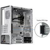 Chieftec UNI BS-20B-OP mini tower behuizing Zwart | 3x USB-A | 1x USB-C