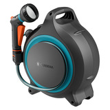 GARDENA Draagbare slangenbox MoveMatic slanghaspel Grijs/turquoise, 18690-20