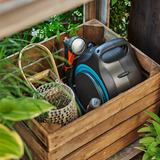 GARDENA Draagbare slangenbox MoveMatic slanghaspel Grijs/turquoise, 18690-20