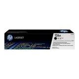 HP 126A zwarte LaserJet Print Cartridge (CE310A) toner Zwart, Zwart, Retail