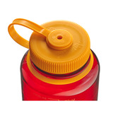 Nalgene Wide Mouth Sustain Water Bottle, 1 Liter drinkfles Donkerrood/geel