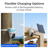 Reolink G440 + Solar Panel 2 beveiligingscamera Wit, 4K, 8MP, 4G LTE, Incl. Solar Panel 2 + 64GB micro SD-kaart 