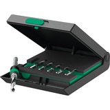 Wera 847/7 Combiboor-bit set, 7‑delig schroefdraad reparatie gereedschap Zwart/groen