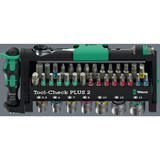 Wera Tool-Check PLUS 2, 39‑delig bitset Zwart/groen