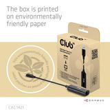Club 3D USB-A naar RJ45 Ethernet 5Gbps adapter Zwart