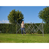 Coleman FastPitch OnePush Shelter L paviljoen Turquoise/grijs, 4 x 4 m