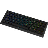 Ducky One X Mini Wireless RGB mechanisch toetsenbord Zwart, US lay-out (QWERTY), Ducky Inductive, 60%, Hot-swappable, PBT, 2.4 GHz | Bluetooth | USB-C