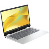 HP Chromebook x360 14b-cd0025nd (A12M3EA) 14"  2-in-1 laptop Zilver | N200 | UHD Graphics | 8 GB | 128 GB UFS | Touch