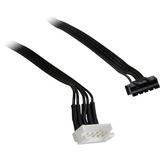 Inter-Tech Argus RS-07 RGB Set120x120x25 case fans Zwart, 3 stuks, 120 x 120 x 25 mm, PWM