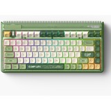 Iqunix OG80 Camping Wireless Mechanical Keyboard Groen, US lay-out (QWERTY), IQUNIX Moonstone, 80% (TKL)	, RGB leds, Hot-swappable, PBT, 2.4GHz | Bluetooth 5.1 | USB-C