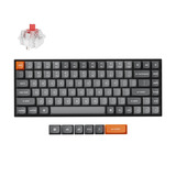 Keychron K2 Max-B1, toetsenbord Zwart, US lay-out, Keychron Super Red, RGB leds, 75%, OSA Double-shot PBT, 2.4GHz | Bluetooth 5.1 | USB-C