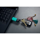 Kingston DataTraveler Exodia M 256 GB usb-stick Turquoise/zwart, USB-A 3.2 Gen 1