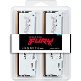Kingston FURY 64 GB DDR5-6000 Kit werkgeheugen Wit, KF560C30BWAK2-64, Beast RGB, XMP