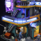 Lumibricks Cyberpunk Neoncity - Apartment Constructiespeelgoed F9042