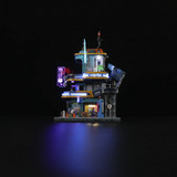 Lumibricks Cyberpunk Neoncity - Apartment Constructiespeelgoed F9042