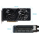 Palit GeForce RTX 5060 Infinity 2 OC grafische kaart DLSS 4, 3x DisplayPort, 1x HDMI 2.1