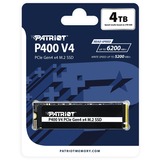 Patriot P400 V4 4 TB SSD P400VP4TBM28H, PCIe 4.0 x4, NVMe 2.0, M.2 2280