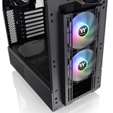 Thermaltake Ceres 300 TG ARGB midi tower behuizing Zwart | 2x USB-A | 1x USB-C | RGB | Tempered Glass