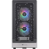 Thermaltake Ceres 300 TG ARGB midi tower behuizing Zwart | 2x USB-A | 1x USB-C | RGB | Tempered Glass